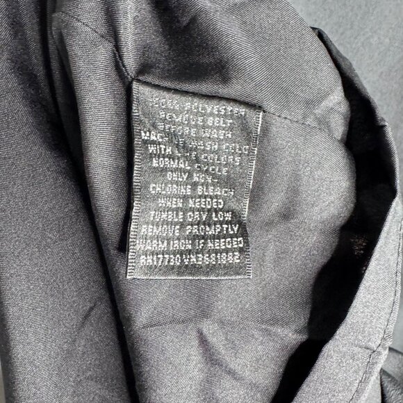 Black‎ Pleated Dress With Cap Sleeves By Mossimo Women's XL Goth Whimsigoth - Picture 4 of 9